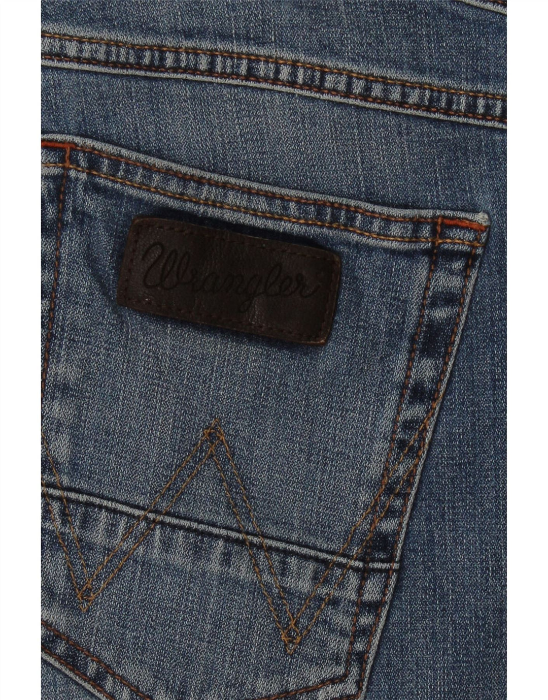 Wrangler Straight Jeans til mænd W38 L32 Blå