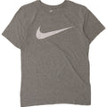 Nike grafisk t-shirt top til mænd, lille grå bomuld
