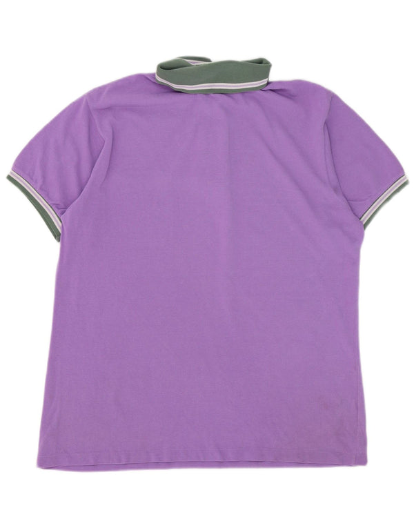 Lacoste herre poloskjorte str. 5 Large Lilla bomuld