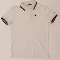 CHERVO Mens Polo Shirt Medium White Cotton Vintage Chervo and Second-Hand Chervo from Messina Hembry 