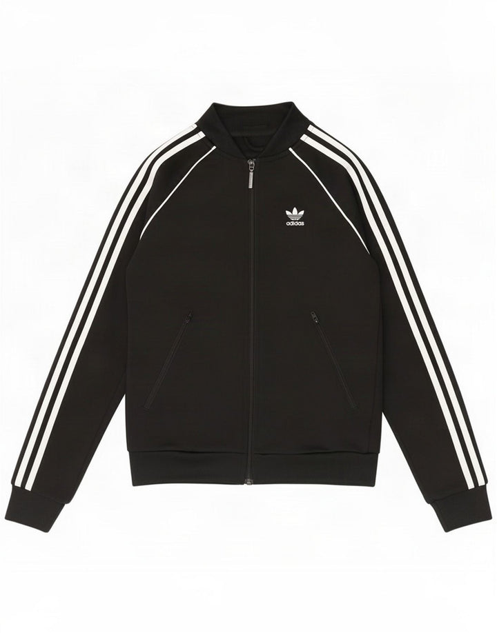 Adidas træningsdragt topjakke til kvinder UK 4 XS Sort Polyester