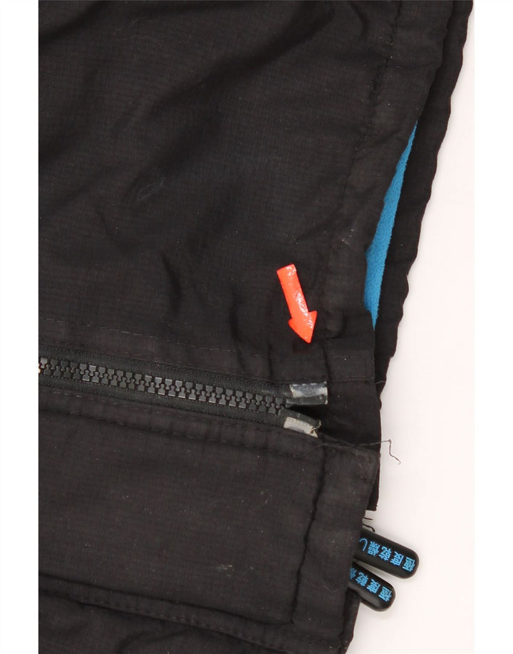 Superdry Herre grafisk vindjakke med hætte UK 38 Medium Sort Nylon