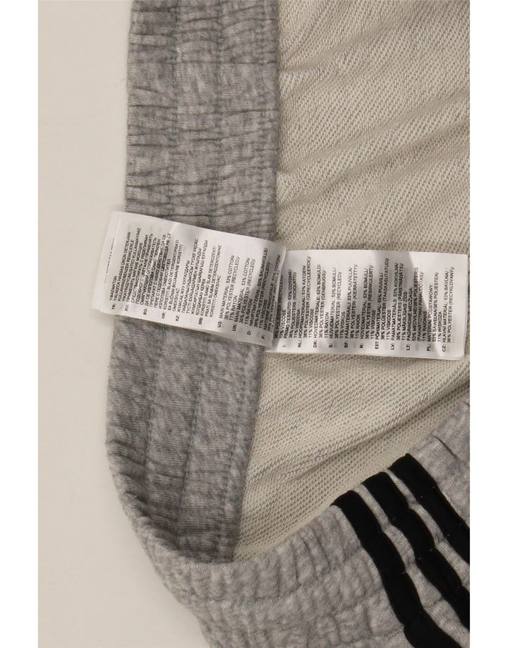 Adidas Sportshorts til mænd, mellemgrå flækket bomuld
