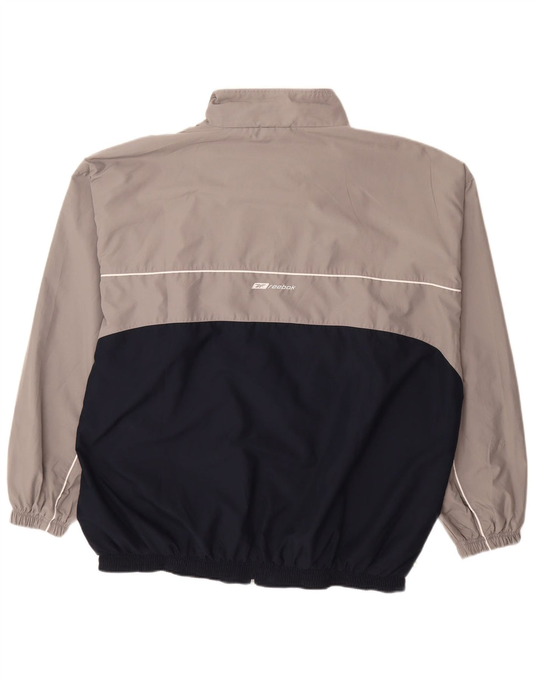 REEBOK Træningsdragt til mænd Topjakke 2XL Grå Colourblock Polyester