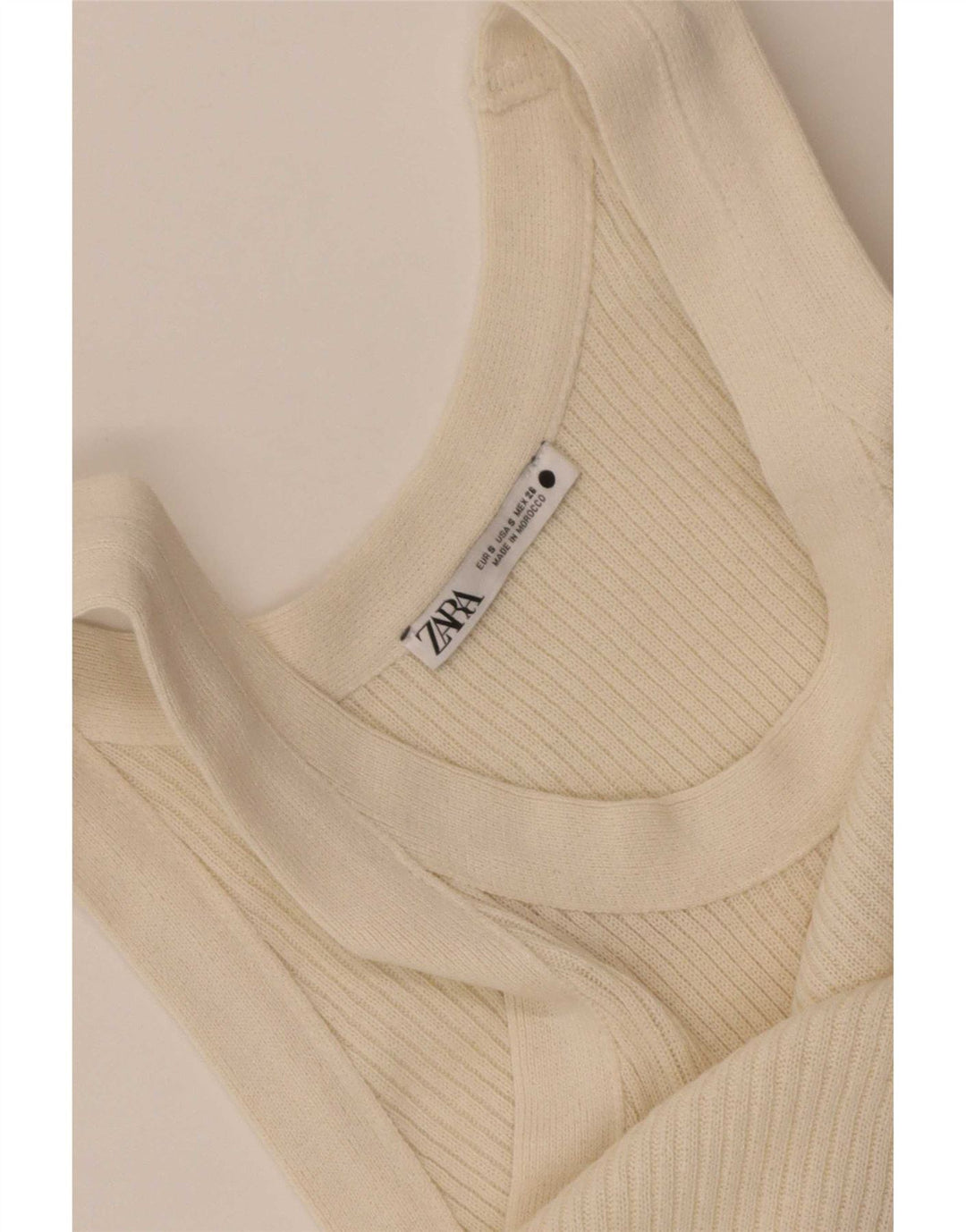 Zara Damevest Top UK 8 Small Beige