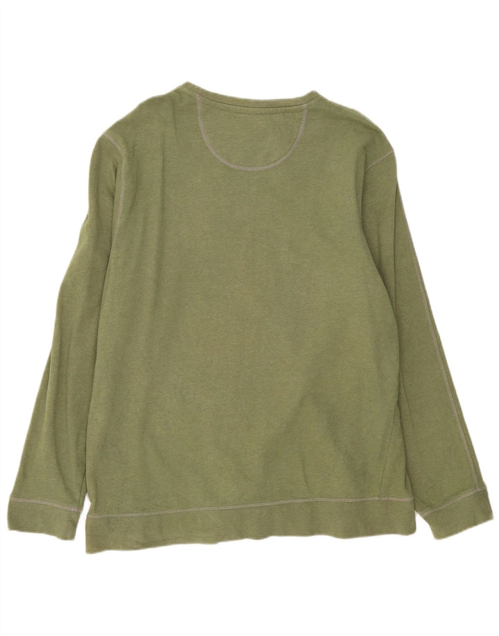 Marks & Spencer Herre Sweatshirt Jumper XL Khaki Bomuld
