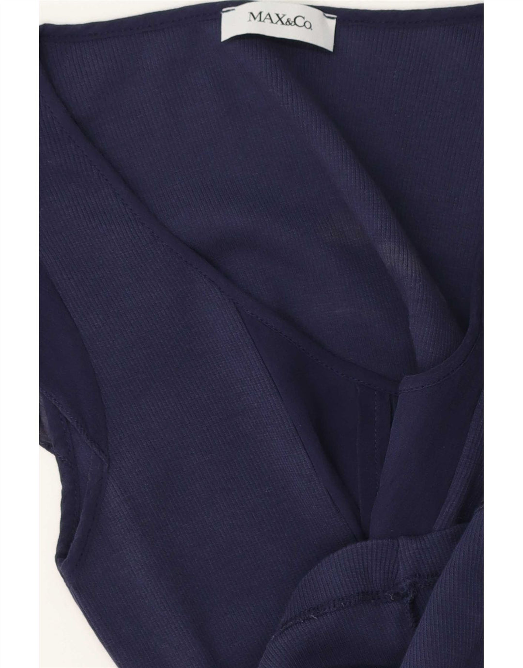 Max & Co. Damebluse Top UK 12 Medium Navy Blue