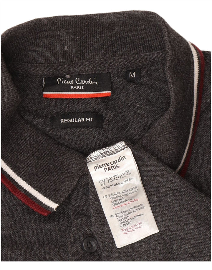 Pierre Cardin Herre Regular Fit Polo Shirt Medium Grey Bomuld Classic