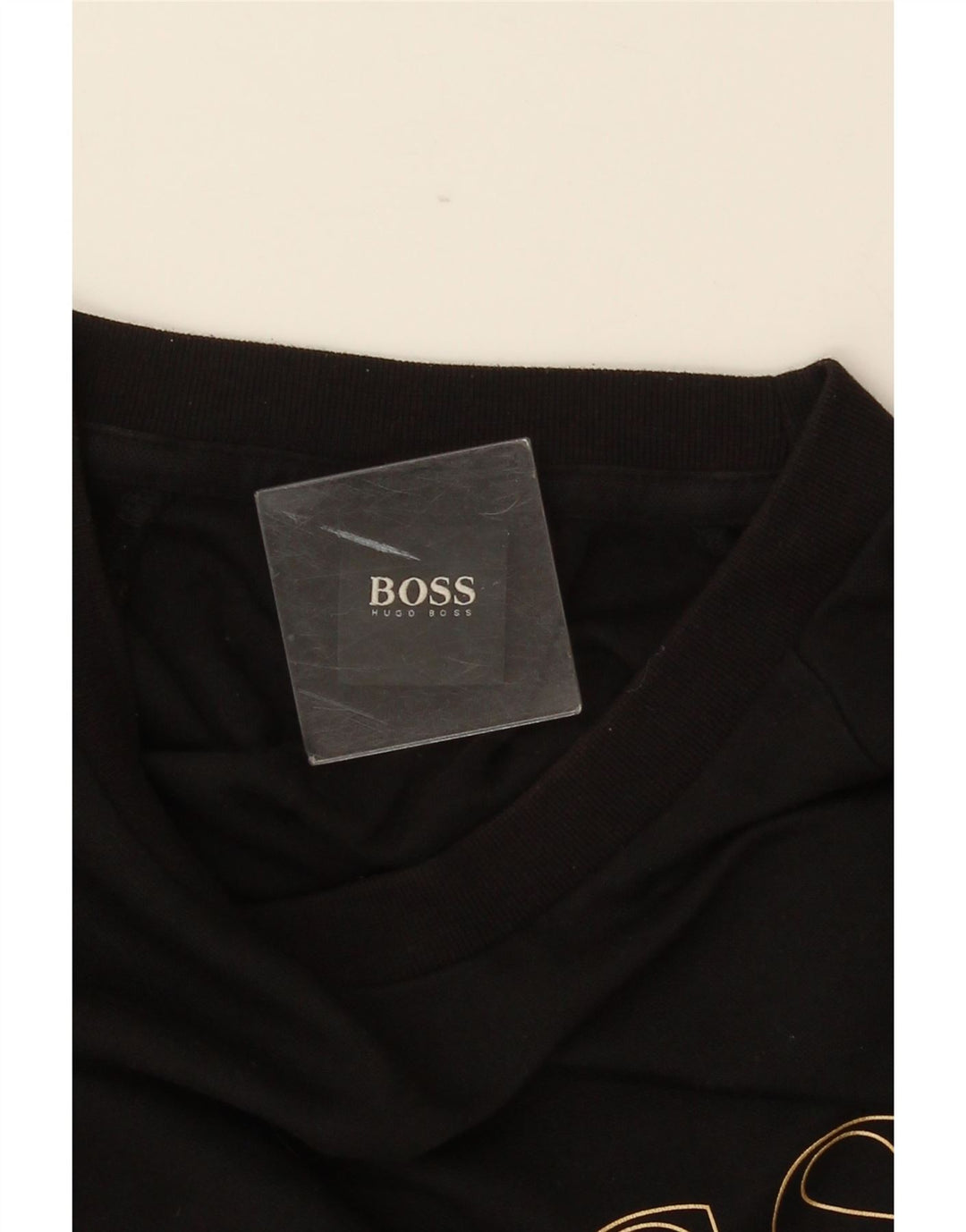 HUGO BOSS Grafisk sweatshirt til mænd mellem sort bomuld