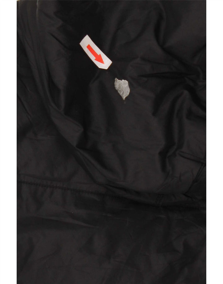 Rip Curl Dame Hætte Polstret Jakke UK 10 Lille Sort Nylon