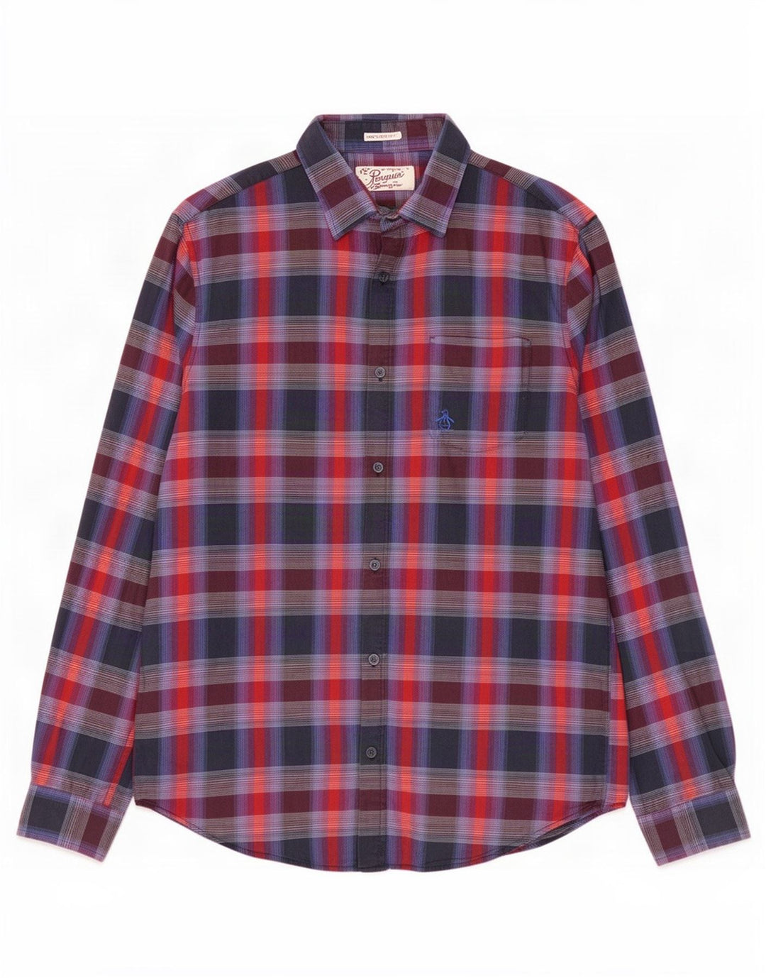 Penguin Heritage Slim Fit Skjorte Stor flerfarvet ternet