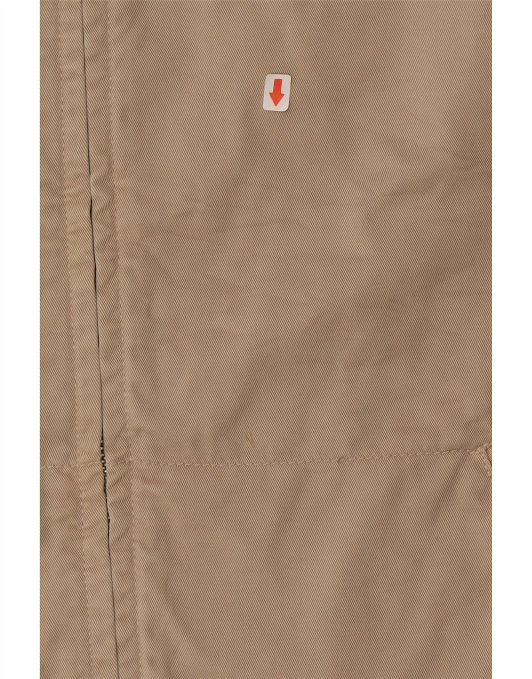 Vintage Bomber Jacket UK 40 Stor Beige Bomuld