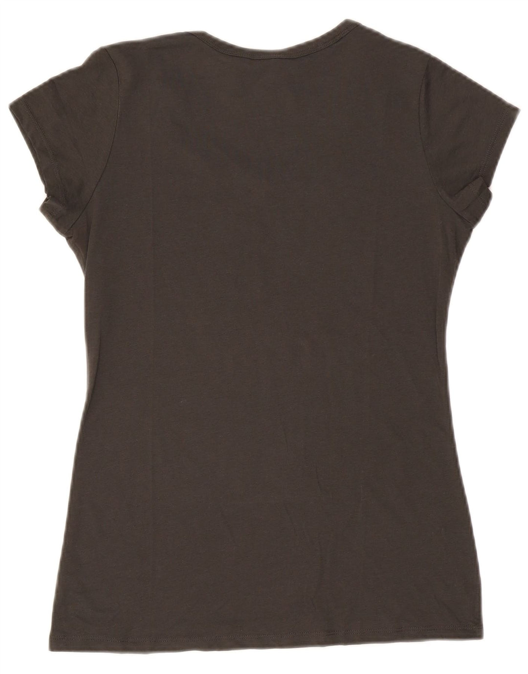 G-Star Dame T-Shirt Top UK 12 Medium Khaki Bomuld