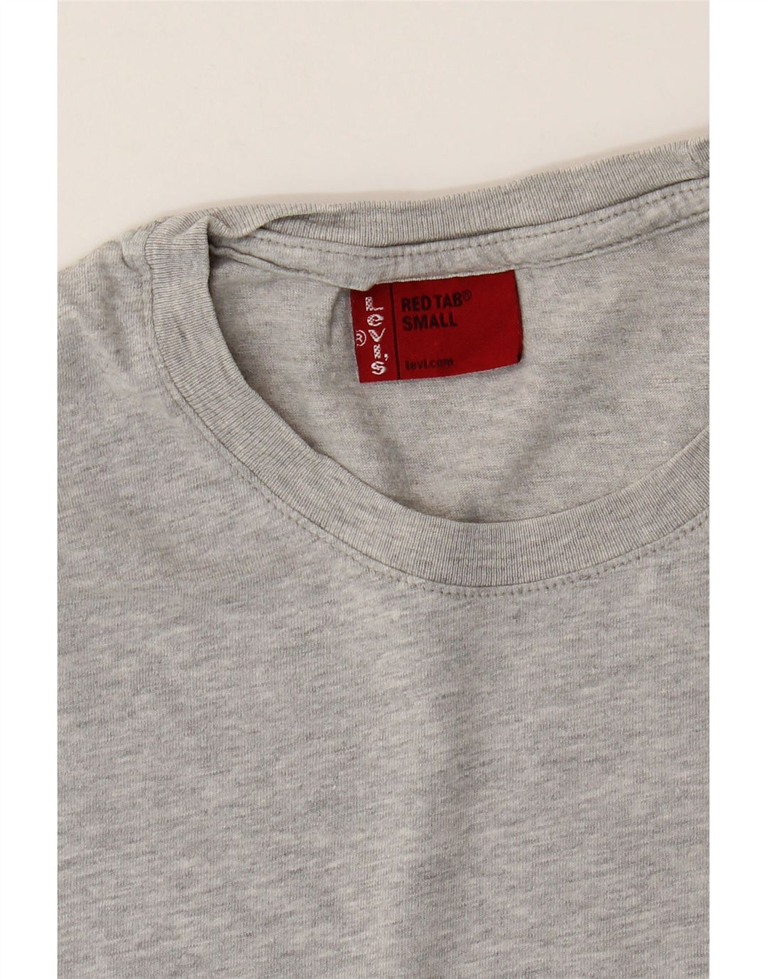 LEVI'S Herre T-Shirt Top Lille Grå Flecked