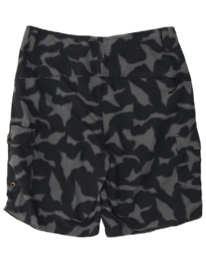 Patagonia Herre Cargo Shorts W30 Medium Sort Camouflage Nylon