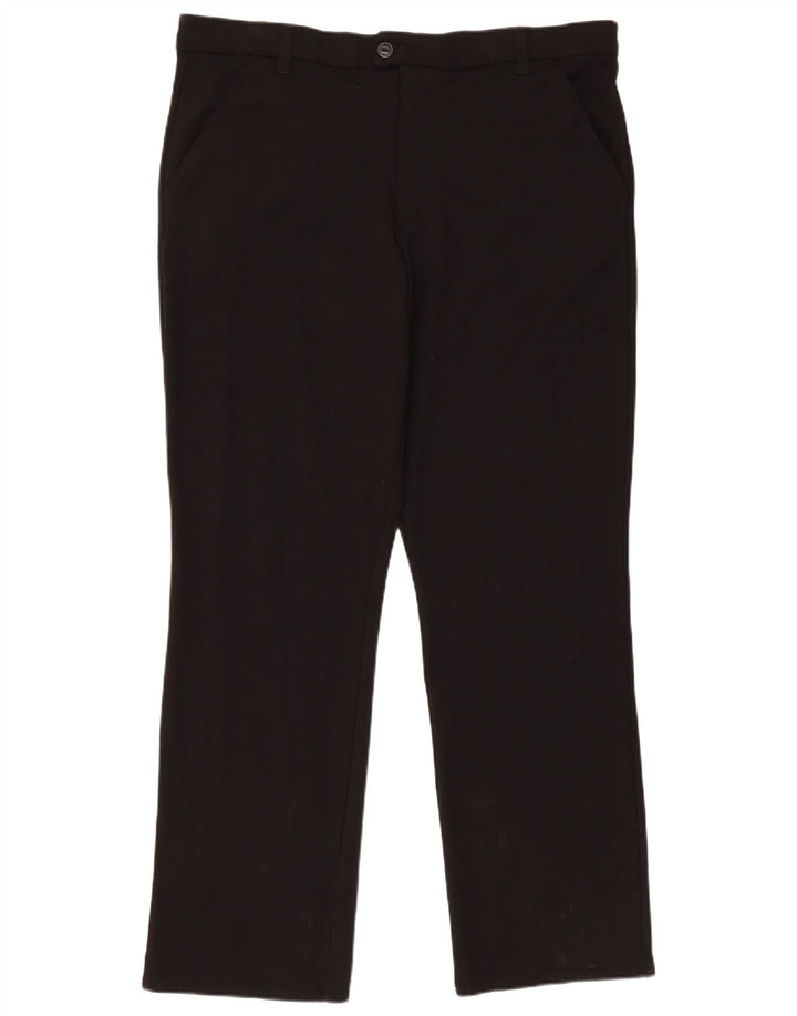 Lee Straight Chino Bukser til mænd W40 L31 Sort Rayon