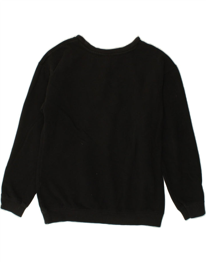 PUMA Womens Oversized Graphic Sweatshirt Jumper UK 10 Small Black Cotton Vintage Puma and Second-Hand Puma from Messina Hembry 