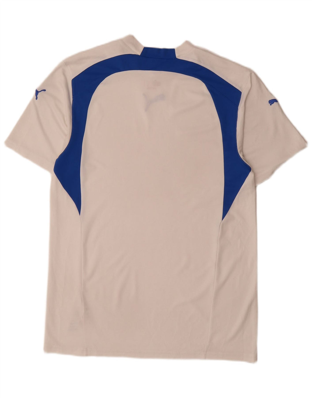 Puma Herre T-Shirt Top Lille hvid Colourblock Polyester
