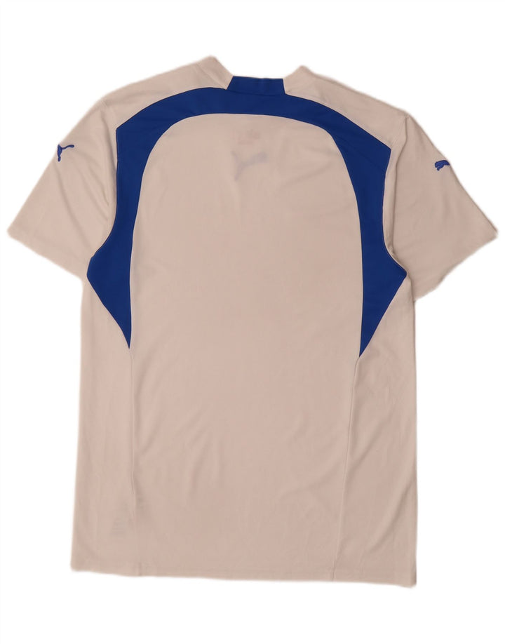Puma Herre T-Shirt Top Lille hvid Colourblock Polyester