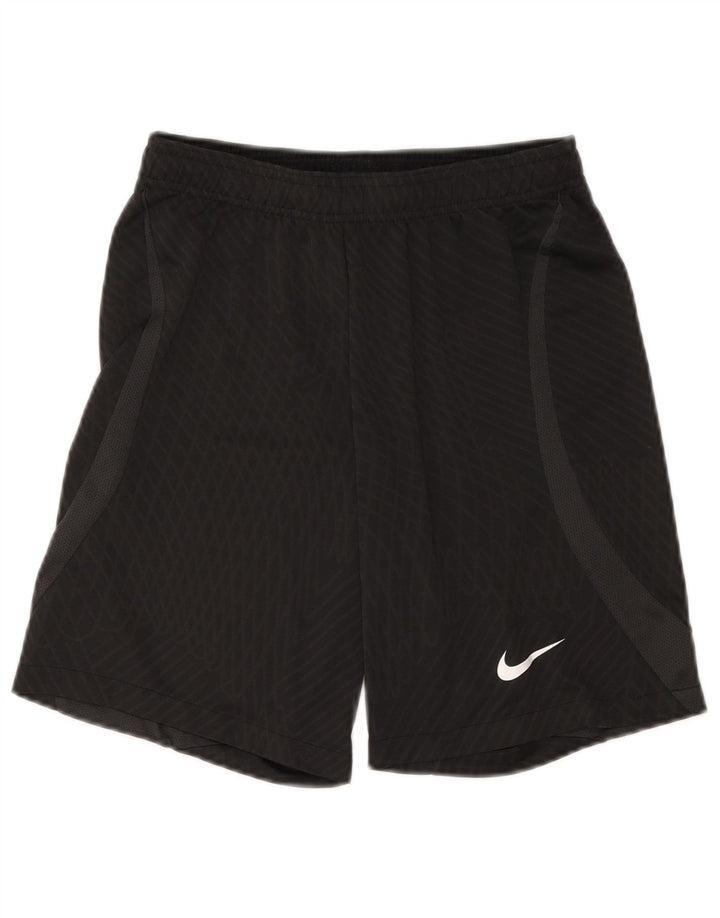 Nike Herre Dri Fit Slim Fit sportsshorts Små sort ternet polyester