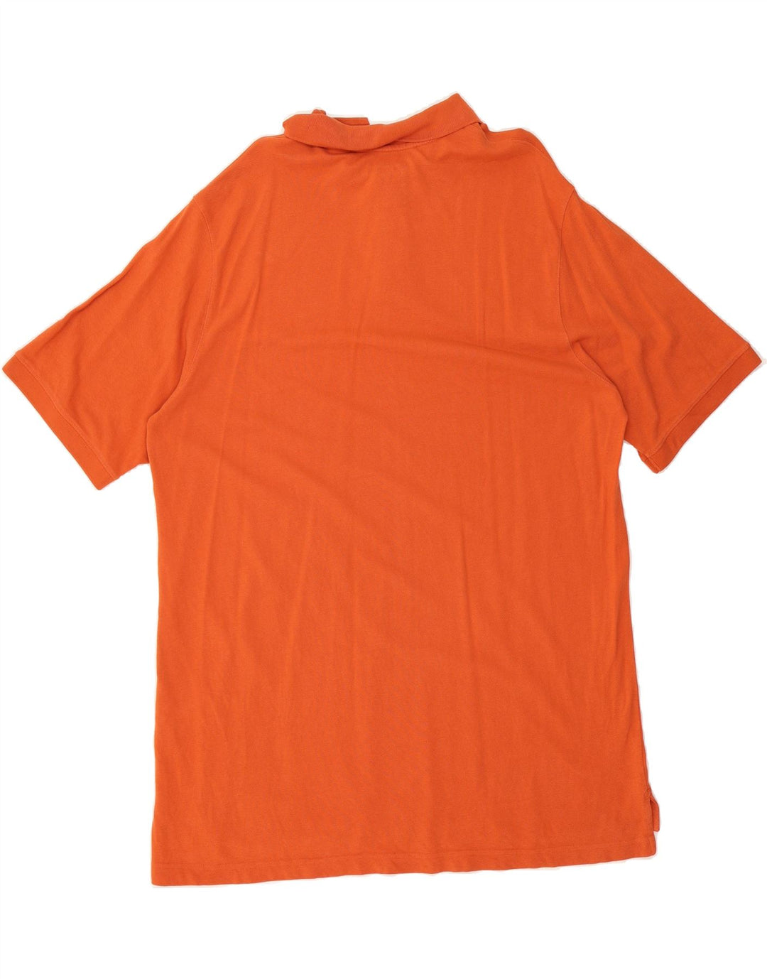 EDDIE BAUER Mens Tall Polo Shirt XL Orange Cotton Vintage Eddie Bauer and Second-Hand Eddie Bauer from Messina Hembry 