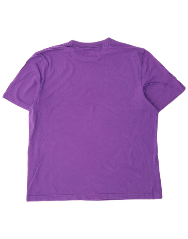 Nike Mens T-Shirt Top UK 46/48 XL Purple Cotton