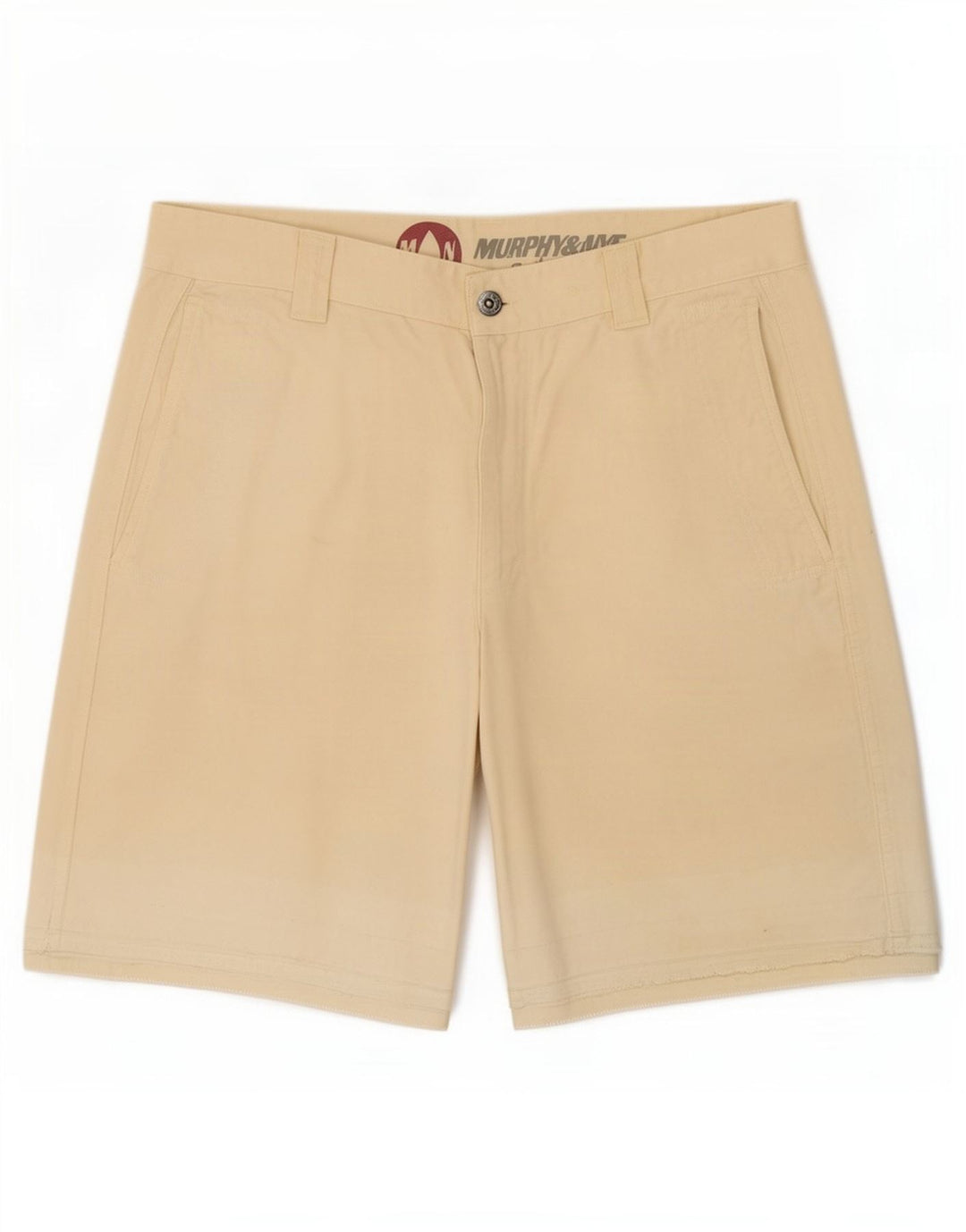 Murphy & Nye Herre Chino Shorts Medium W33 Beige Bomuld