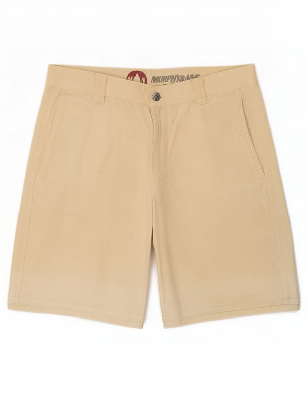 Murphy & Nye Herre Chino Shorts Medium W33 Beige Bomuld