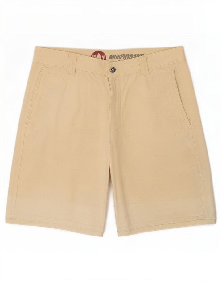 Murphy & Nye Herre Chino Shorts Medium W33 Beige Bomuld