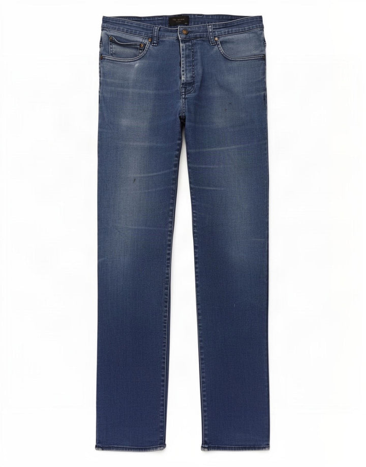 Ted Baker Slim Jeans til mænd W36 L33 Blå