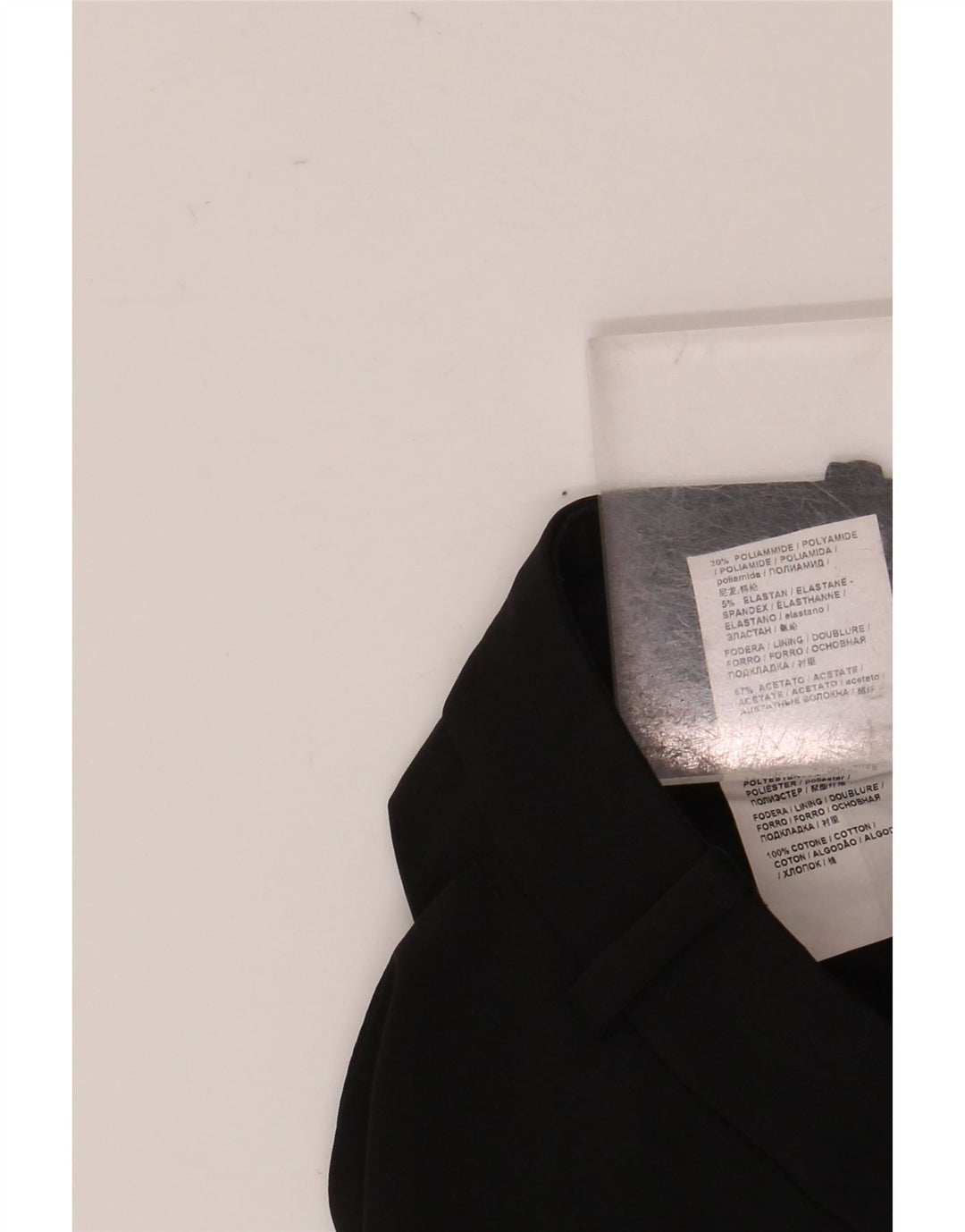 Pinko Slim Chino Bukser til kvinder UK 10 Small W30 L30 Black Viscose