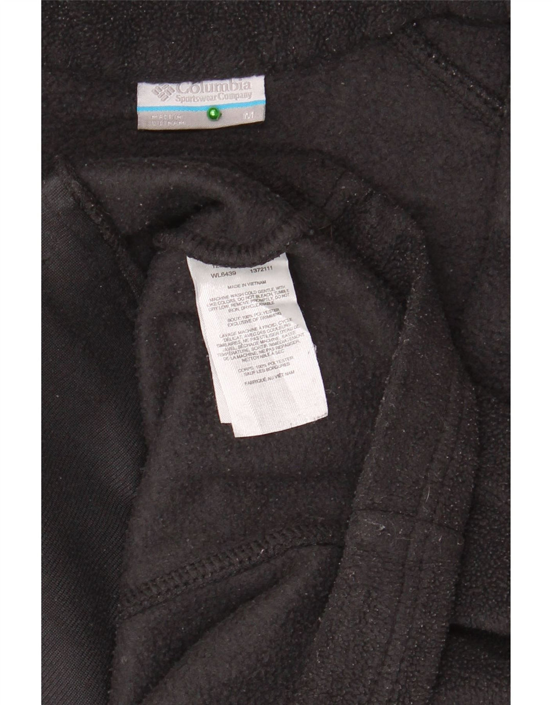 Columbia Dame Fleecejakke UK 12 Medium Sort Polyester