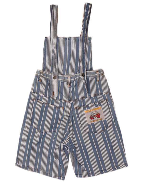 Vintage damebukser shorts W28 Medium blå stribet
