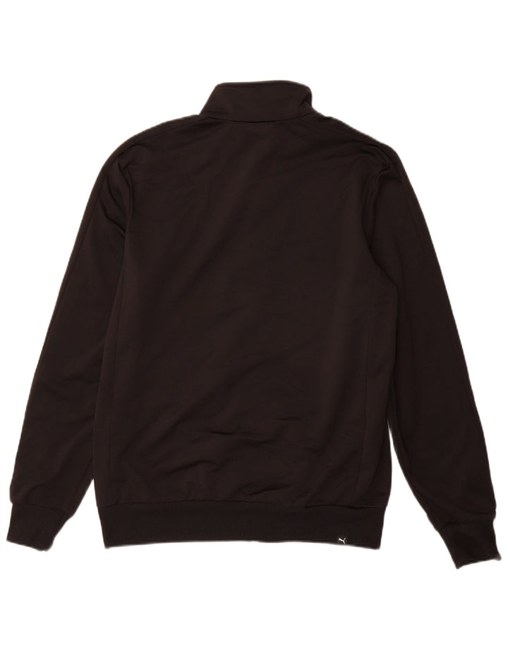 PUMA Herre grafisk træningsdragt Topjakke Medium Sort Polyester