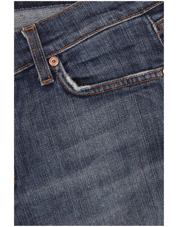 7 For All Mankind Dame Bootcut Jeans W31 L30 Blå Bomuld