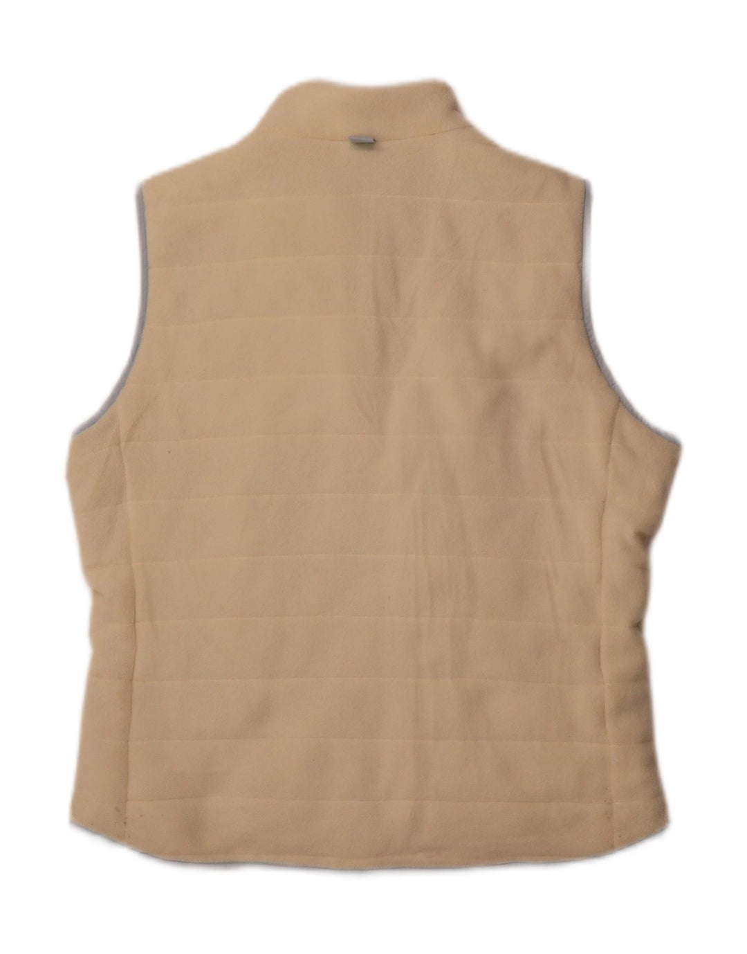 CHAMPION Womens Reversible Gilet UK 14 Medium Beige Polyamide