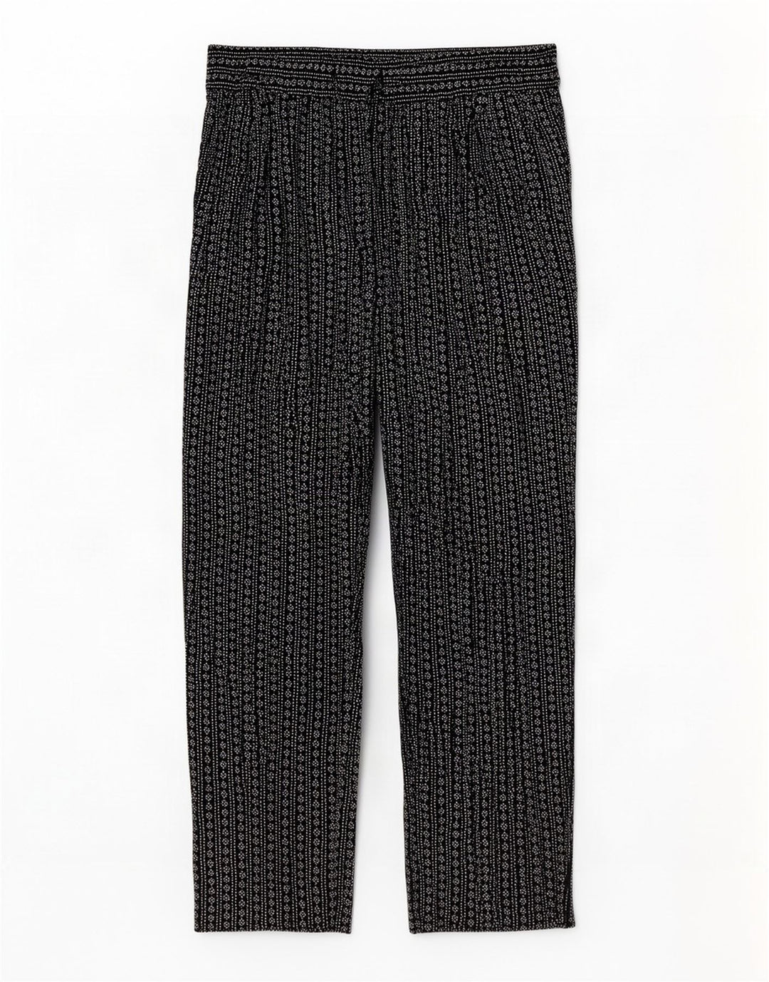 Marks & Spencer Kvinder abstrakt mønster cropped bukser UK 14 Large W34 L2