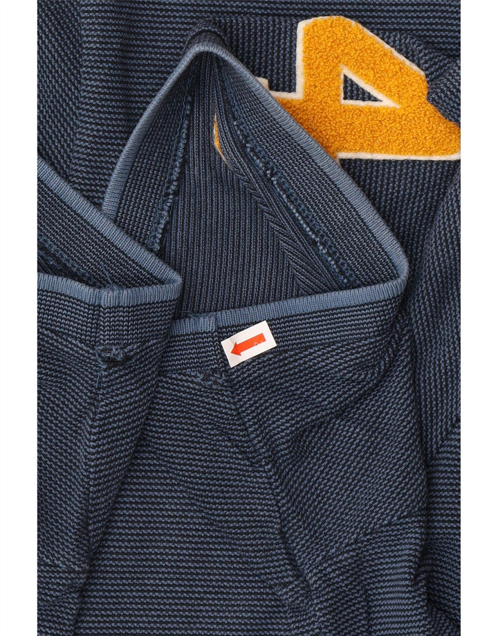 SUPERDRY Herre Den klassiske polo grafisk poloskjorte 3XL marineblå nålestribe