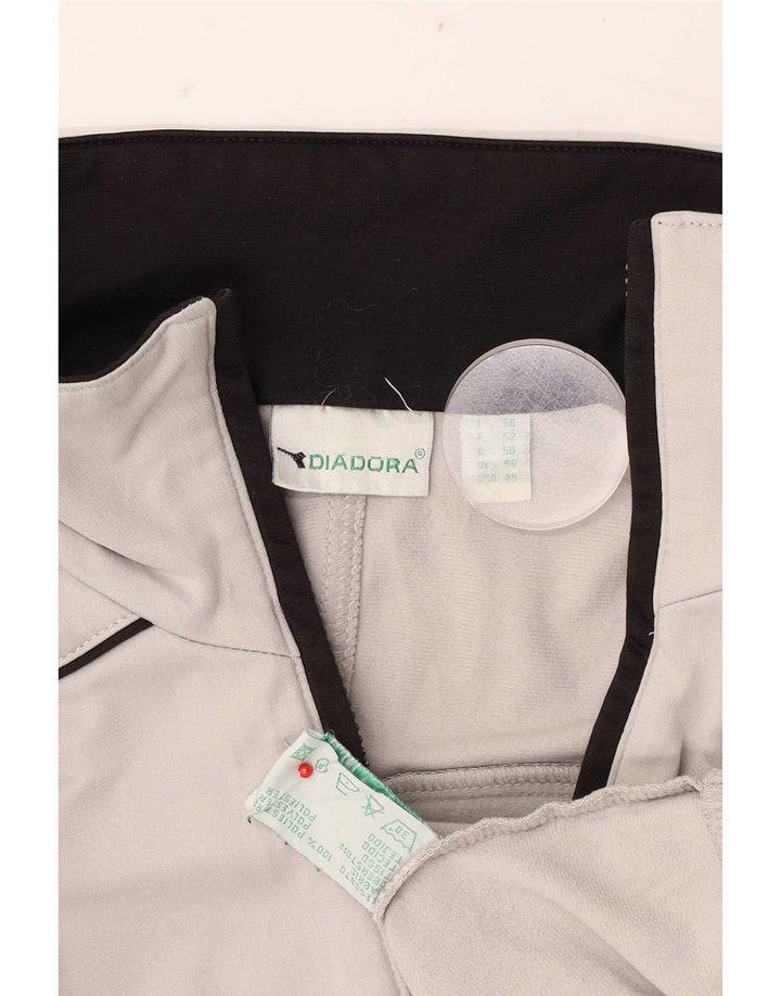 Diadora Herre træningsdragt Topjakke UK 40 Medium Grå Polyester