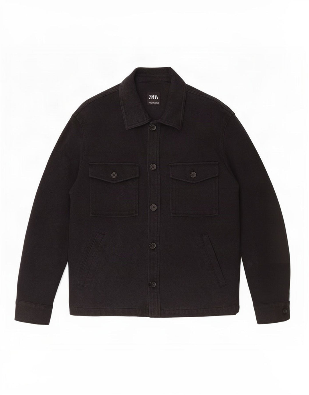 Zara Herre Utility Jacket UK 38 Medium Navy Blue