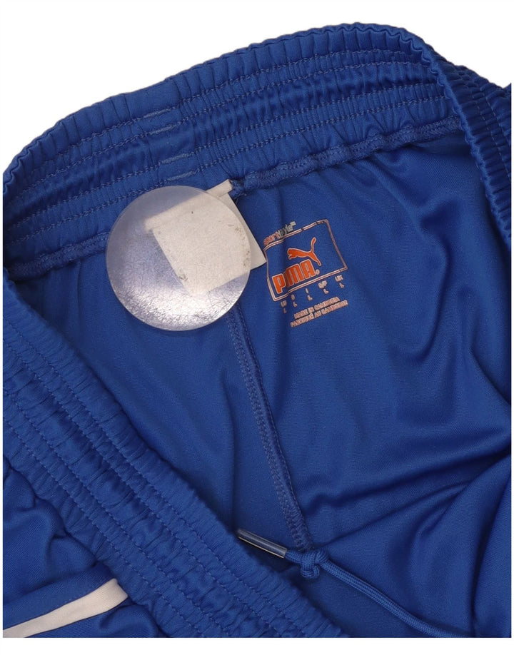 Puma Herre Italia grafiske sportsshorts store blå polyester
