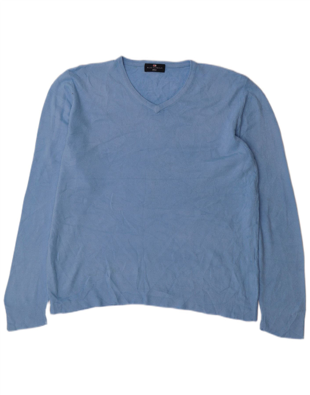Marks & Spencer Herre Blue Harbor V-hals sweater Stor akryl
