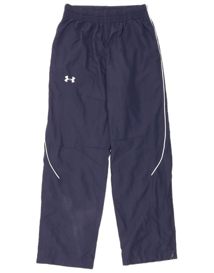 Under Armour Dame træningsdragt Bukser UK 10 Small Navy Blue Polyester
