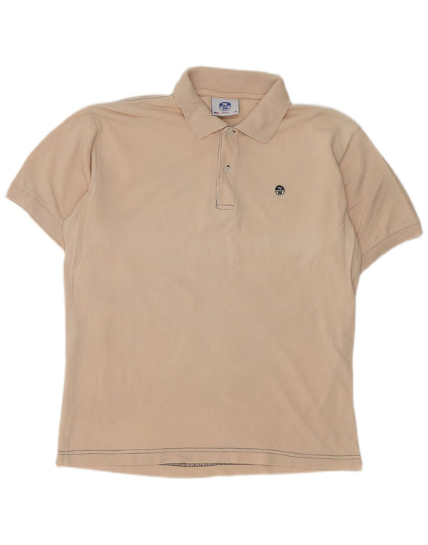 North Sails Herre Polo Shirt Medium Beige Bomuld