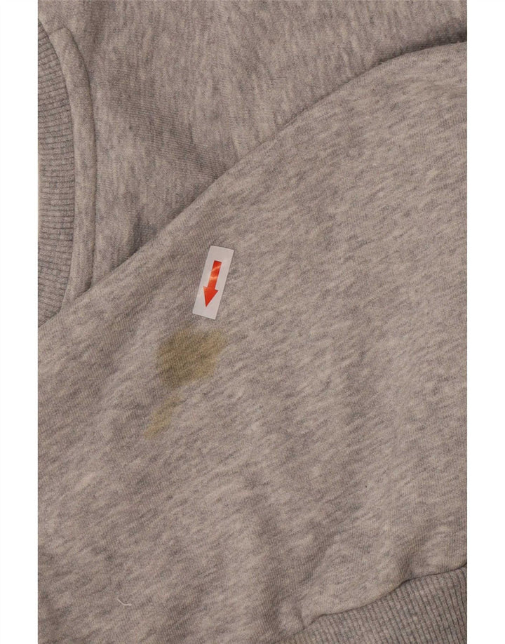 Puma Herre grafisk sweatshirt Jumper XS Grå Flecked Bomuld
