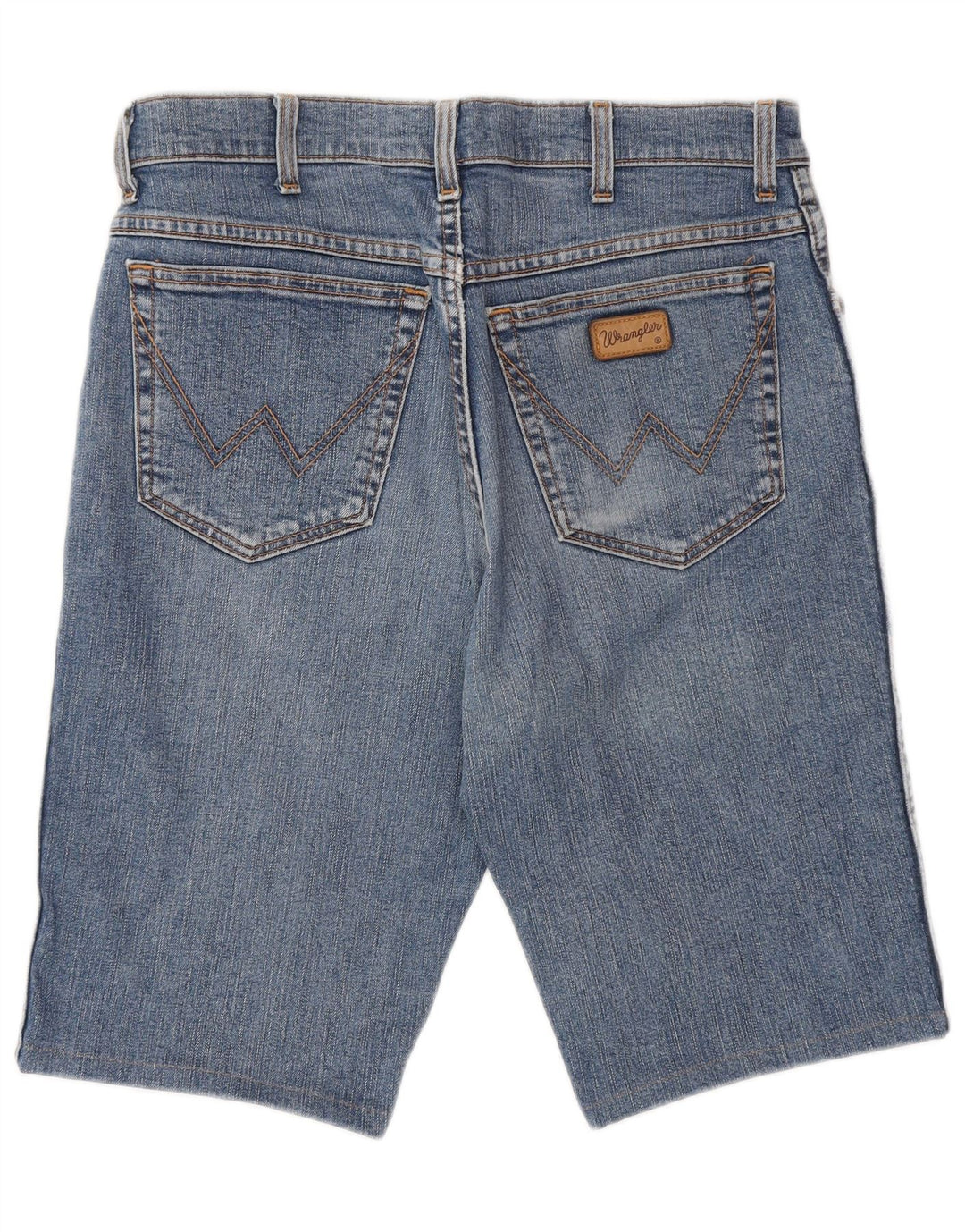 WRANGLER Denimshorts til mænd W33 Mellemblå bomuld