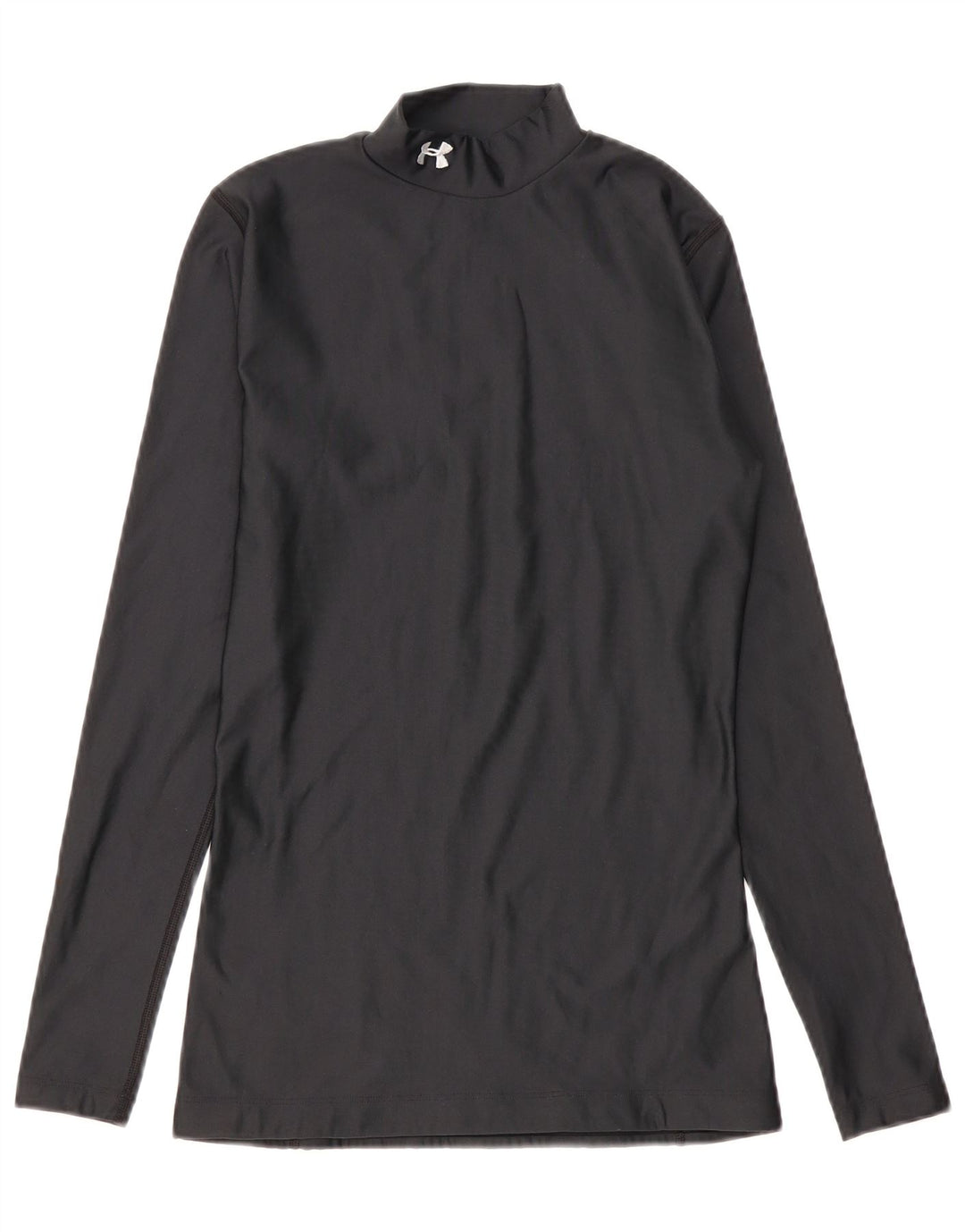 Under Armour Herre Cold Gear Top Langærmet Medium Sort Polyester