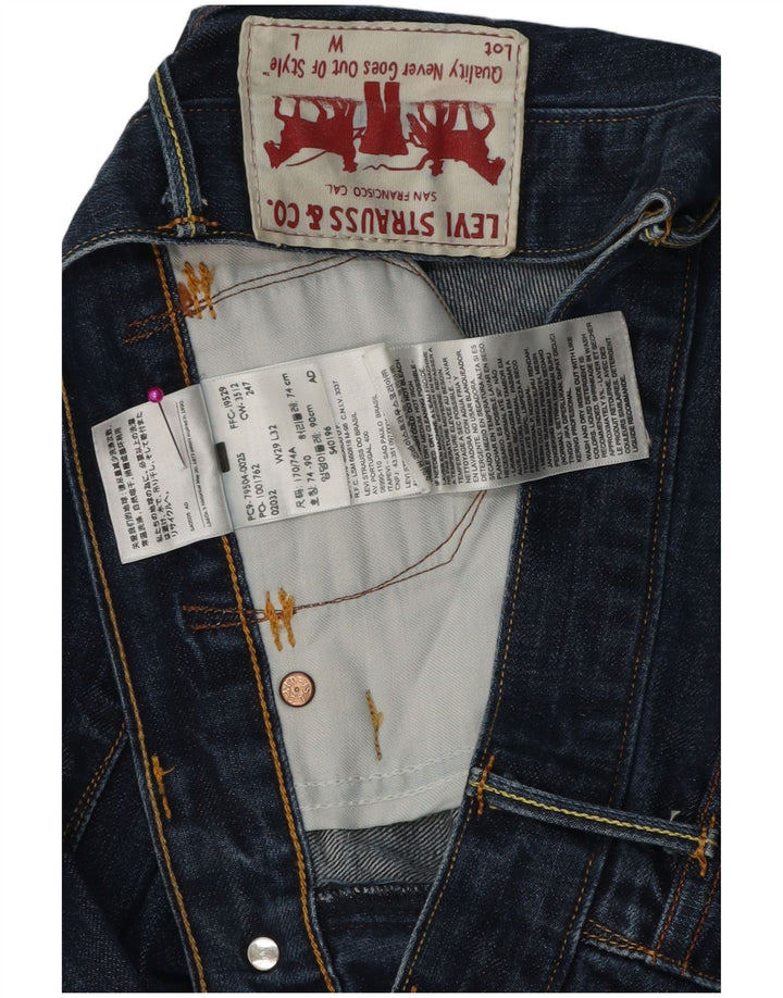 LEVI'S Straight jeans til mænd W29 L29 blå bomuld
