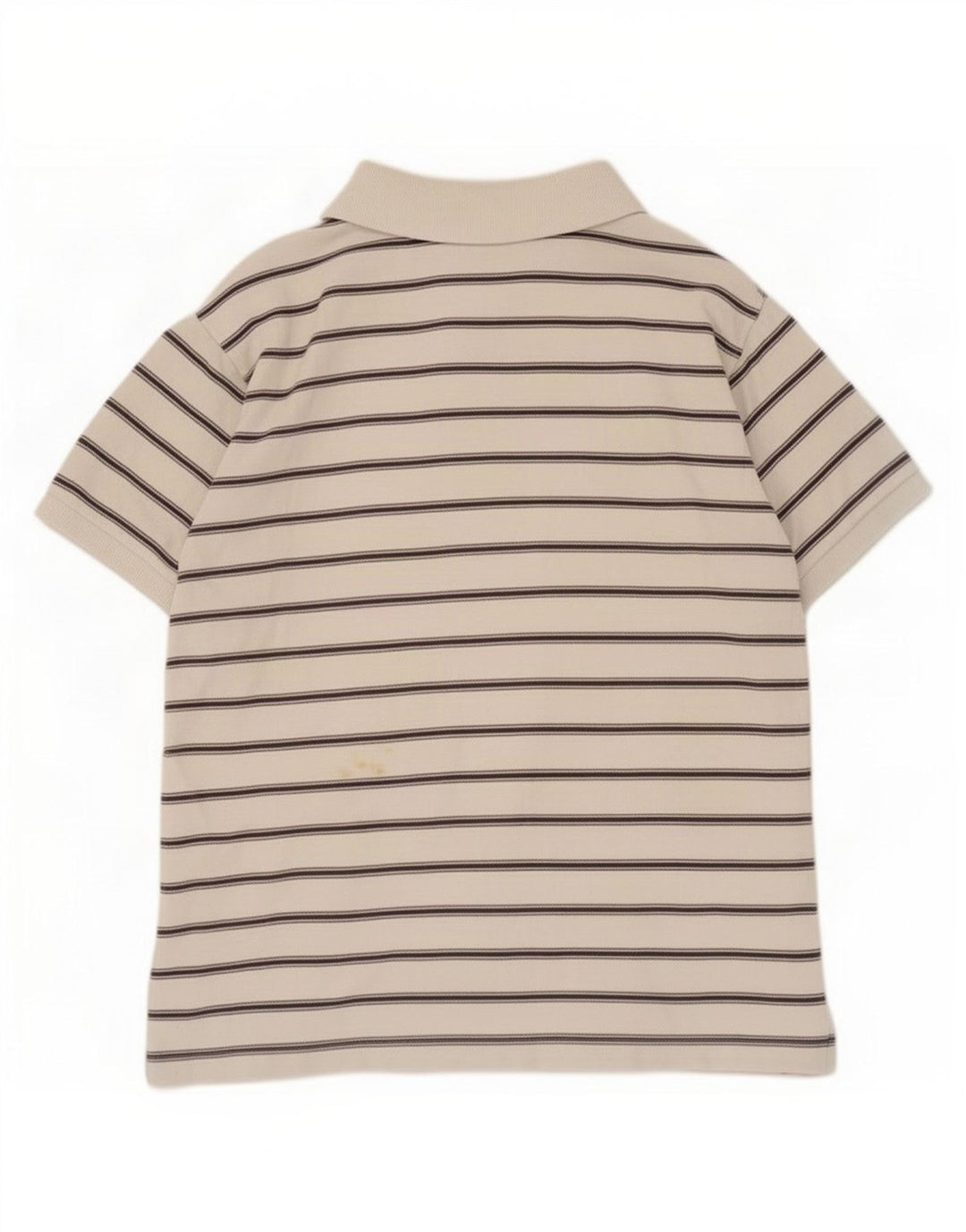 Invicta Polo Shirt til mænd IT 48 Medium hvid stribet bomuld