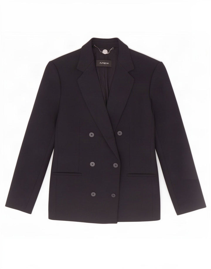 Marks & Spencer Dame Autograph Blazer Jacket UK 8 Small Navy Blue